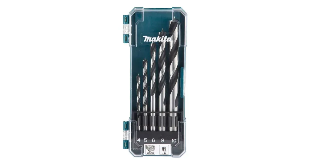 Günstig MAKITA Holzbohrer-Set 5-tlg. 4/5/6/8/10 mm D-72861