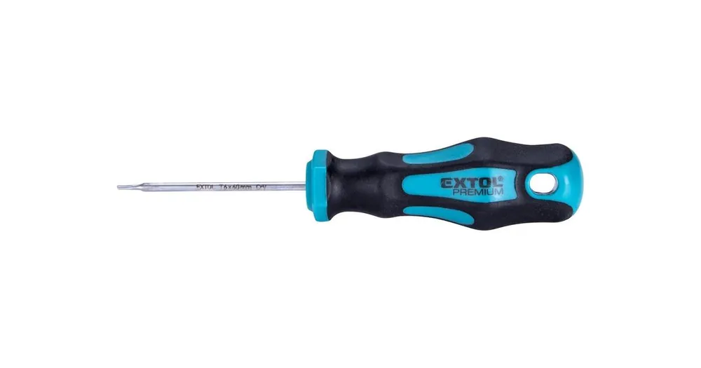 EXTOL PREMIUM TORX-Schraubendreher, TTa40x125mm, CrV Preisknaller