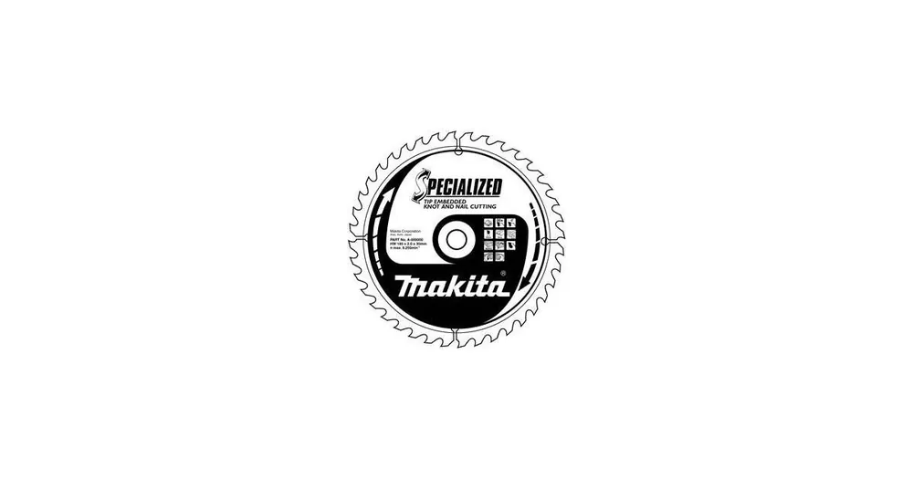 Super-Preis MAKITA Holzsägeblatt SPECIALIZED mit vertieften Zähnen 210x1,9x30 mm 24 Zähne B-09438