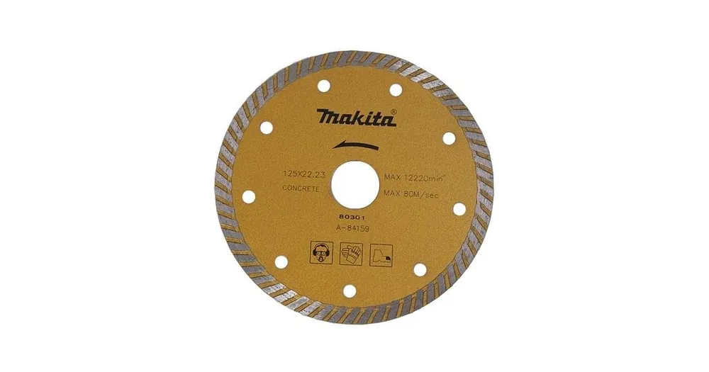 Abverkauf MAKITA Schleifscheibe Diamant Turbo 125x22,23 mm A-84159