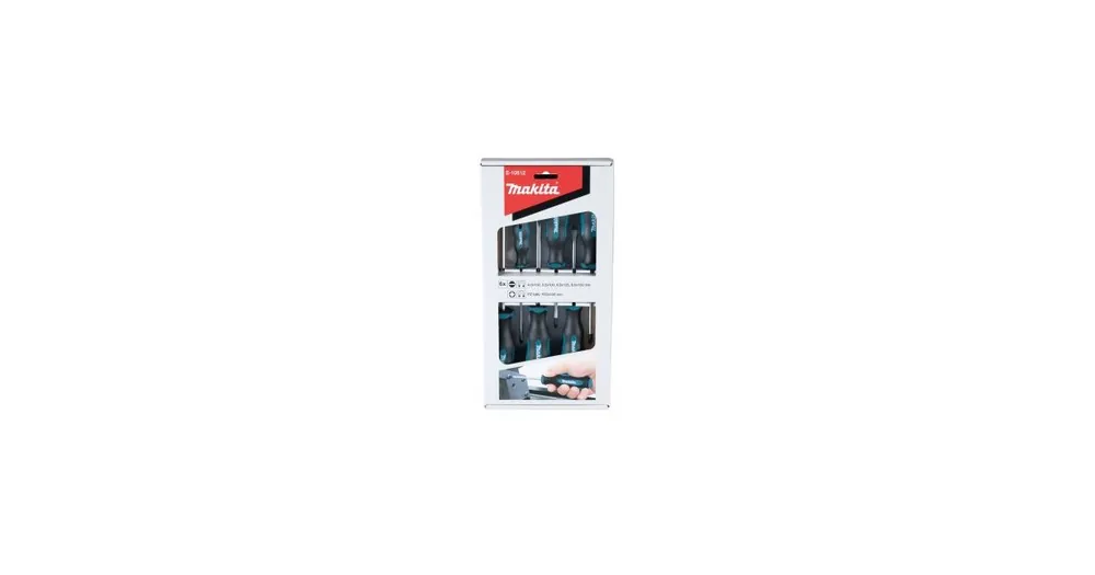 MAKITA Schraubendreher-Satz 6-tlg. (4 Stk. SL+2 Stk. PZ) E-10512 Sofort Bestellen