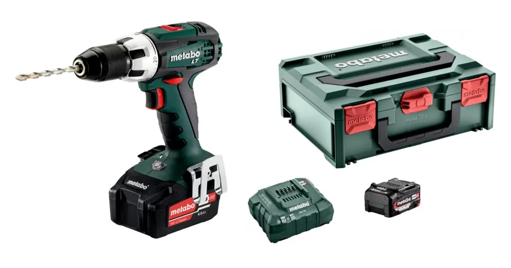 Abverkauf Akku-Bohrschrauber METABO BS 18 LT 2x4,0 Ah 602102500