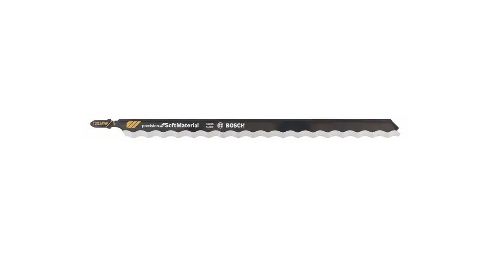 Rabatt BOSCH Sägeblatt für oszillierende Sägen T 1013 AWP Precision for Soft Material (3 Stück) 2608667396