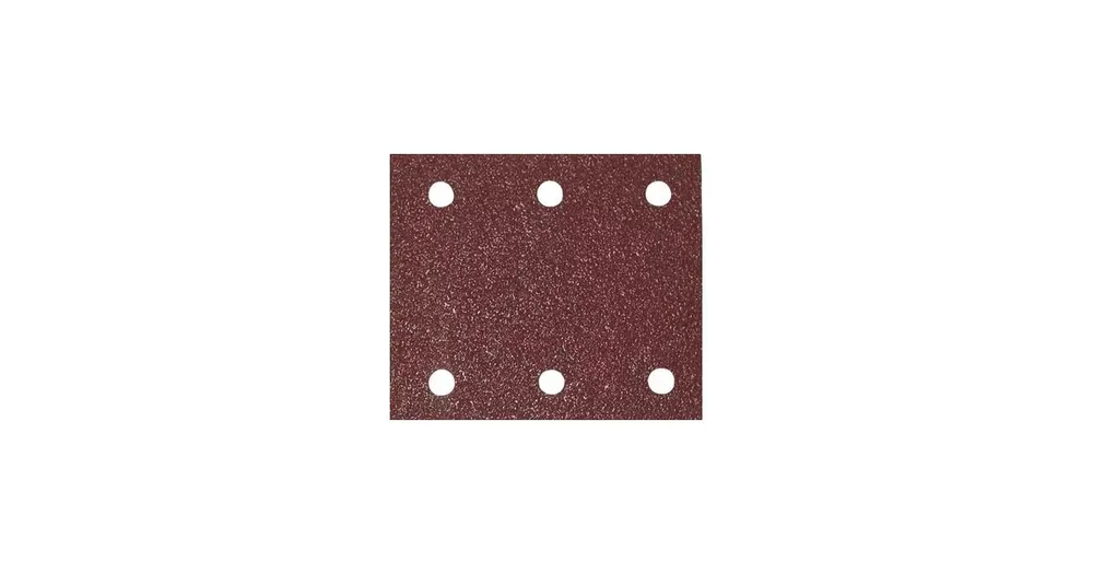 Direktkauf MAKITA Schleifpapier 102x114 mm 6 Löcher K180, 50 Stück P-42472