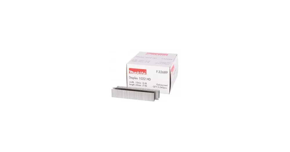 Echt MAKITA Clip 10x22 mm, 5040 Stück, T22 F-32689