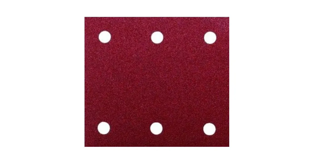 Markenware MAKITA Schleifpapier 102x114 mm 6 Löcher K80, 50 Stück P-42438