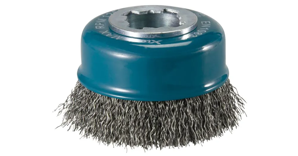 MAKITA Stahldraht-Topfbürste, gewellter Drahtdurchmesser 0,3 mm, X-LOCK 75 mm, D-73396 Top-Seller