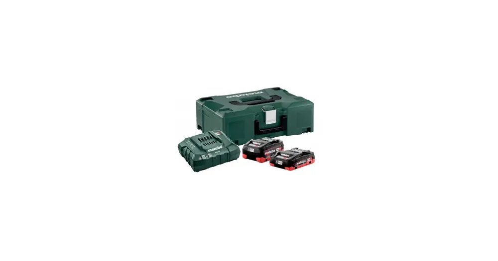 Preis Gesenkt METABO Basisset (Ladegerät + Akkus) 18V / LiHD 1 x 4,0 Ah + 1 x 5,5 Ah + Koffer 685136000