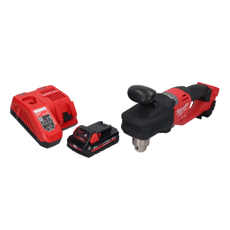 Milwaukee M18 CRAD2-301 Akku Winkelbohrmaschine 18 V 30 Nm Brushless + 1x Akku 3,0 Ah + Ladegerät Neuheit