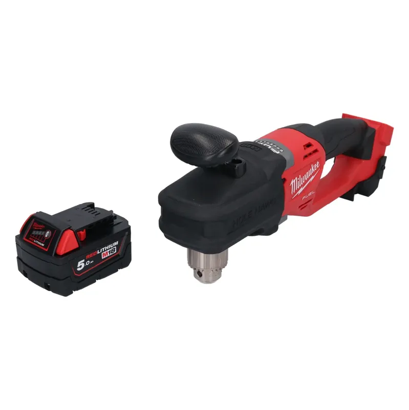 Versand Am Gleichen Tag Milwaukee M18 CRAD2-501 Akku Winkelbohrmaschine 18 V 30 Nm Brushless + 1x Akku 5,0 Ah - ohne Ladegerät