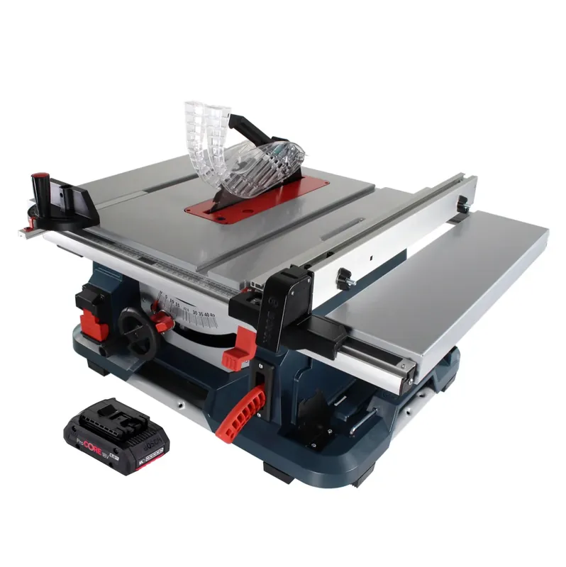 Bosch GTS 18V-216 Professional Akku Tischkreissäge 18 V 216 mm Biturbo Brushless + 1x ProCORE Akku 4,0 Ah - ohne Ladegerät Geprüft