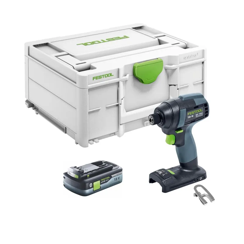 Festool TID 18 Basic-4,0 Akku Schlagschrauber 18 V 180 Nm 1/4" ( 577054 ) + 1x Akku 4,0 Ah + Systainer - ohne Ladegerät Wochenendangebot