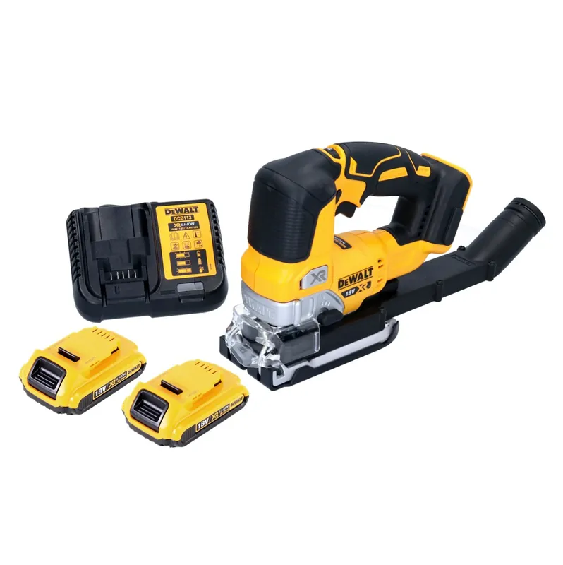 Direkt Vom Hersteller DeWalt DCS 334 D2 Akku Pendelhub Stichsäge 18 V Brushless + 2x Akku 2,0 Ah + Ladegerät