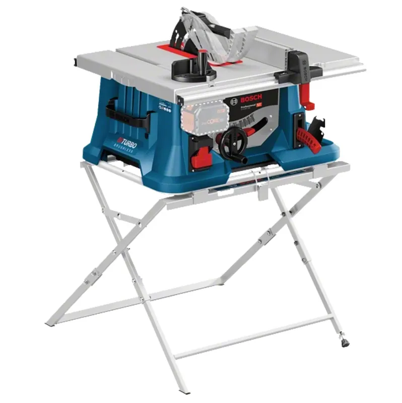 Echt Bosch GTS 18V-216 Professional Akku Tischkreissäge 18 V 216 mm Biturbo ( 0601B44000 ) + Bosch GTA 560 Professional Untergestell ( 0601B22700 ) , 0601B44002