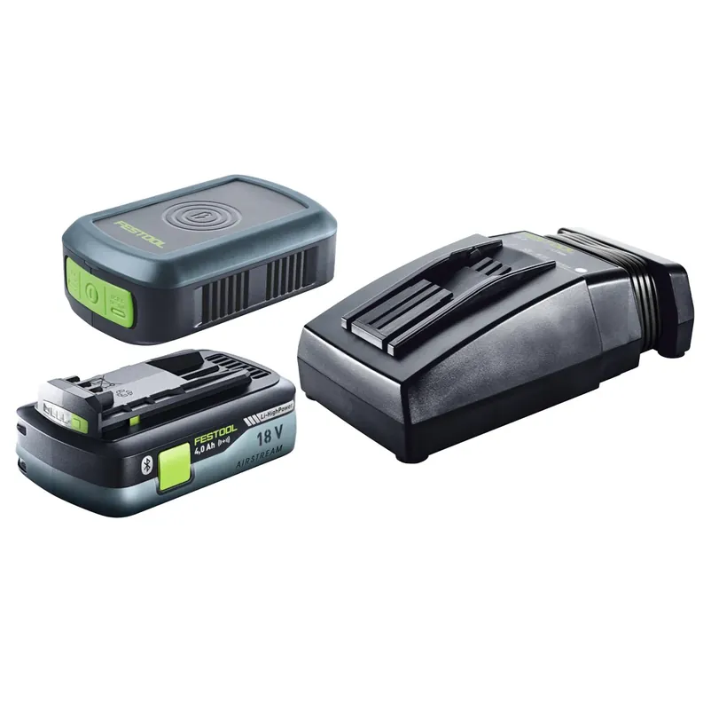 Highlight Festool PHC 18 Handy Ladestation Induktionsladung / USB-A / USB-C + 1x Akku 4,0 Ah + Ladegerät