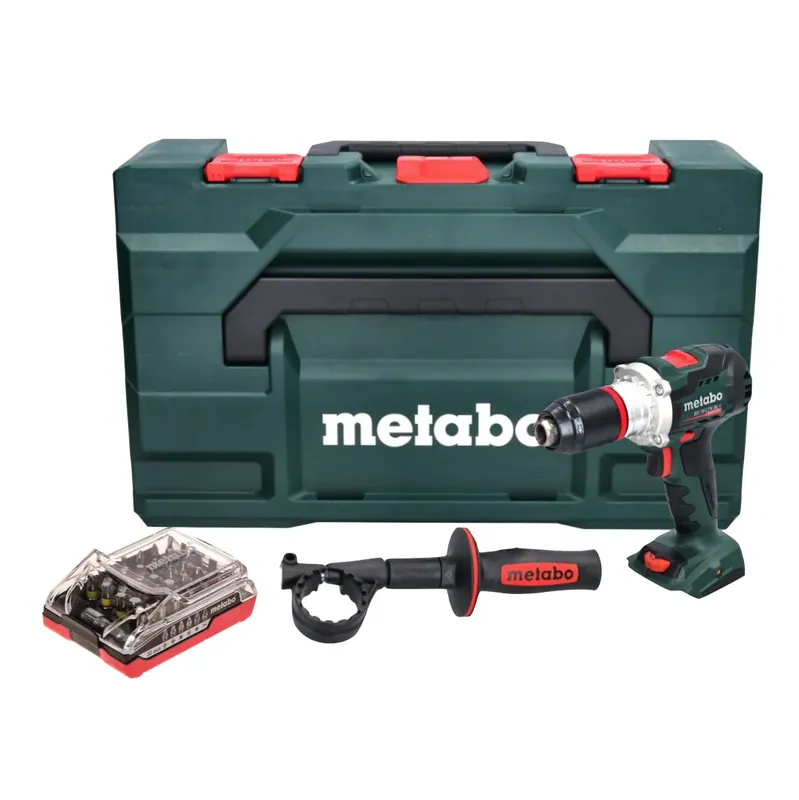 Neue Ware Metabo BS 18 LTX BL I Akku Bohrschrauber 18 V 130 Nm Brushless + Bit Set 32 tlg. + metaBOX - ohne Akku, ohne Ladegerät