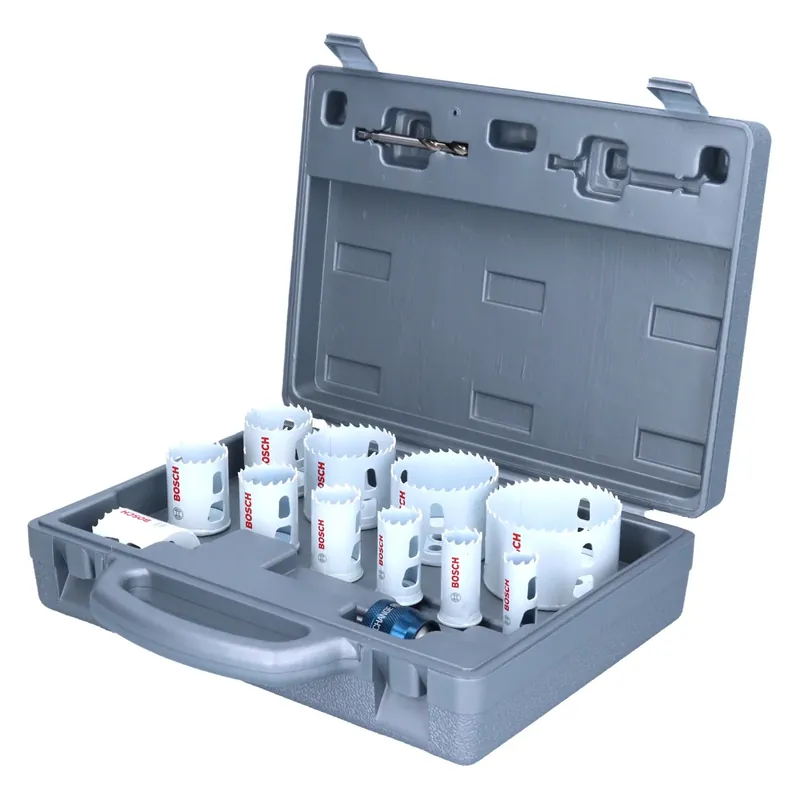 Bosch BIM Progressor PC Uni Lochsägen Set 14 tlg. ( 2608584667 ) 19 / 22 / 25 / 29 / 35 / 38 / 44 / 51 / 57 / 64 / 76 mm Billig
