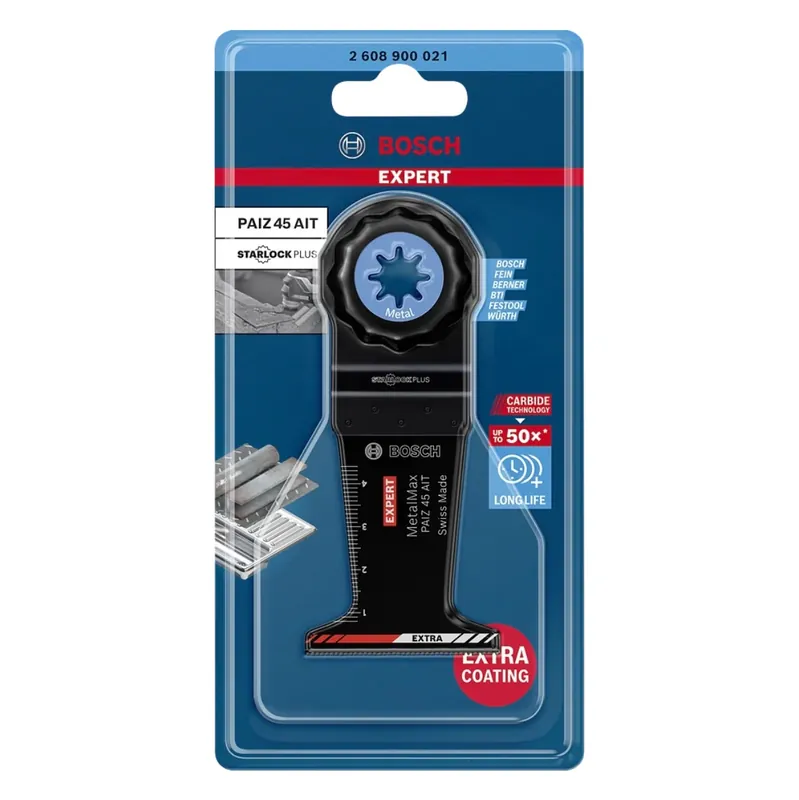 Sale Bosch EXPERT MetalMax PAIZ 45 AIT Tauchsägeblatt Starlock Plus 45 x 50 mm 1 Stk. ( 2608900021 ) für Metall Carbide