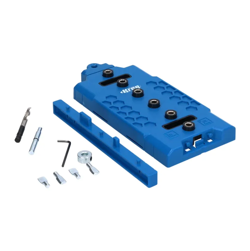 Kreg LR32 Lochreihen Bohrschablone 32 mm blau + 5 mm Bohrer ( KMA3232-INT ) Rabatt