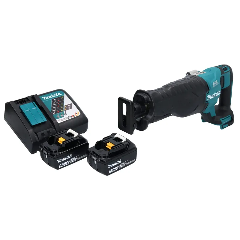 Garantierte Lieferung Makita DJR 187 RT Akku Reciprosäge Säbelsäge 18 V Brushless + 2x Akku 5,0 Ah + Ladegerät