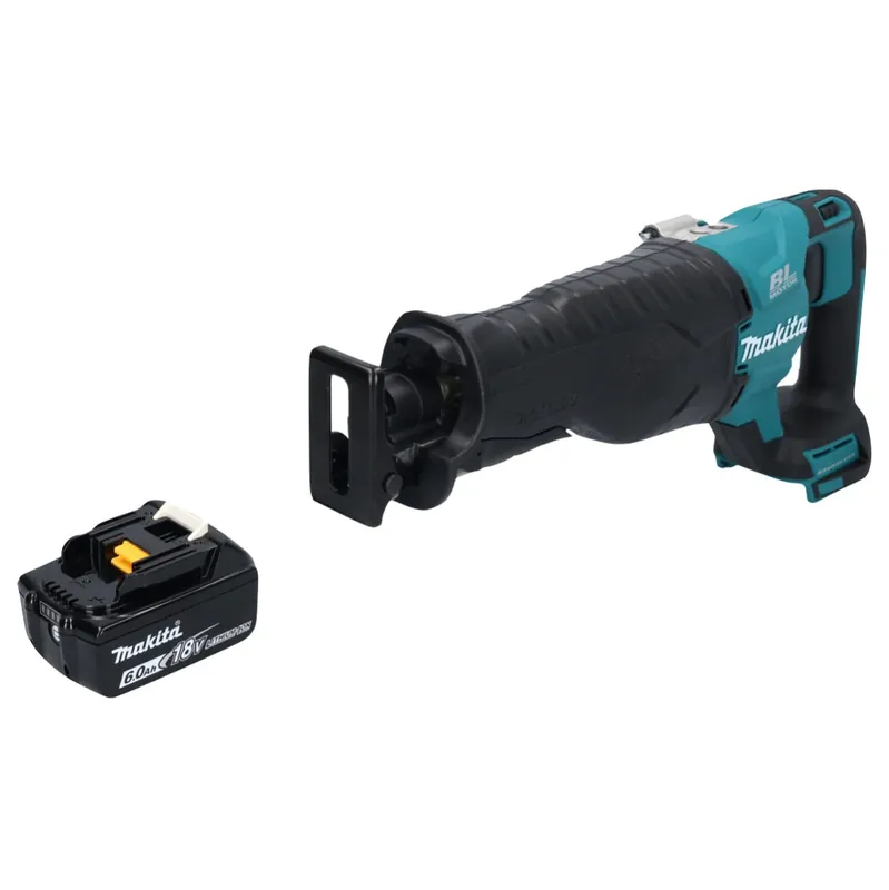 Makita DJR 187 G1 Akku Reciprosäge Säbelsäge 18 V Brushless + 1x Akku 6,0 Ah - ohne Ladegerät Sonderaktion