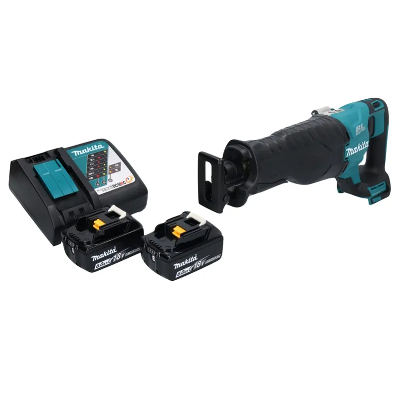 Makita DJR 187 RG Akku Reciprosäge Säbelsäge 18 V Brushless + 2x Akku 6,0 Ah + Ladegerät Bestseller