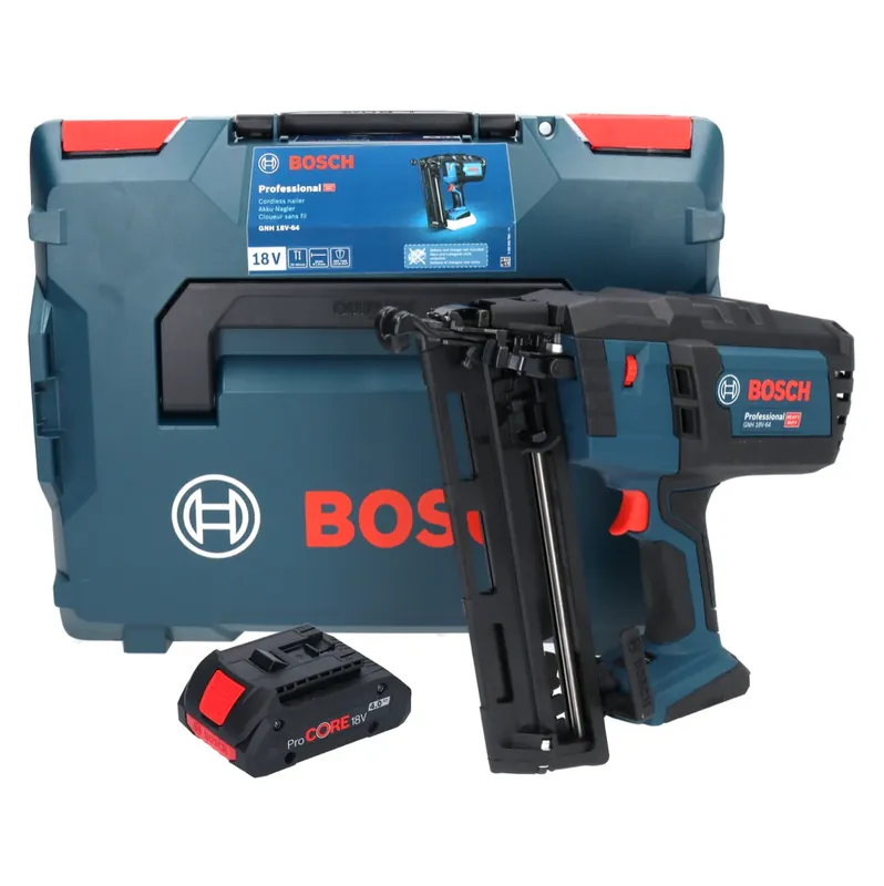 Aktuell Bosch GNH 18V-64 Akku Nagler 18 V 64 mm 1,6 mm + 1x ProCORE Akku 4,0 Ah + L-Boxx - ohne Ladegerät