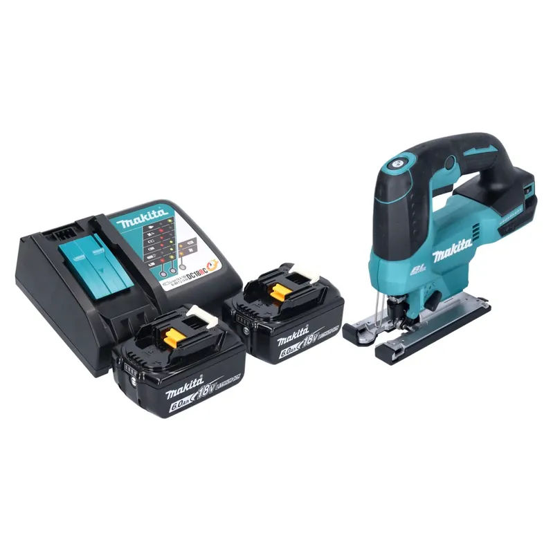 Saisonangebot Makita DJV 184 RG Akku Pendelhub Stichsäge 18 V Brushless + 2x Akku 6,0 Ah + Ladegerät