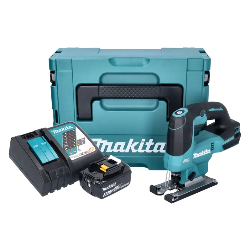 Beliebt Makita DJV 184 RF1J Akku Pendelhub Stichsäge 18 V Brushless + 1x Akku 3,0 Ah + Ladegerät + Makpac