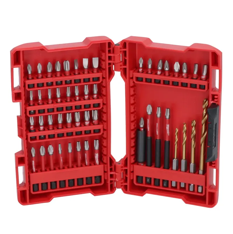 Preisreduziert Milwaukee Shockwave Bit und Bohrer Set 1/4" 49 tlg. ( 4932472057 ) Schlagfest für Schlagschrauber