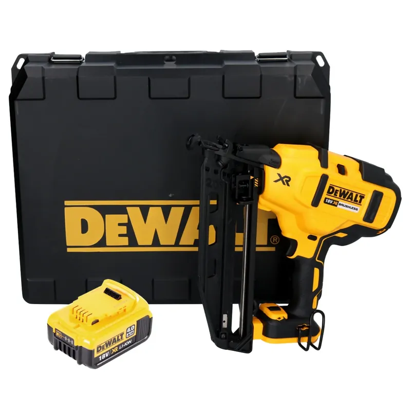 DeWalt DCN 660 N Akku Nagler 18V 32-63 mm Brushless + 1x Akku 4,0 Ah + Koffer - ohne Ladegerät Neu Im Sortiment