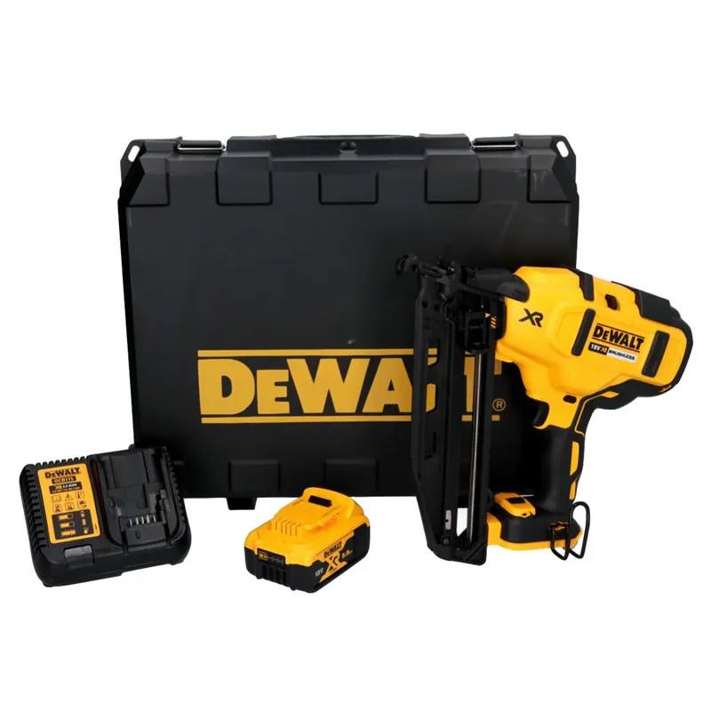 DeWalt DCN 660 P1 Akku Nagler 18V 32-63 mm Brushless + 1x Akku 5,0 Ah + Ladegerät + Koffer Top-Seller