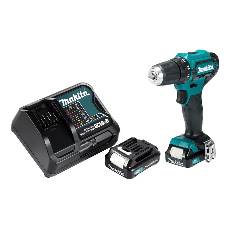 Makita DF 333 DSAL1 Akku Bohrhammer 12 V max. 30 Nm + 2x Akku 2,0 Ah + Ladegerät Billig