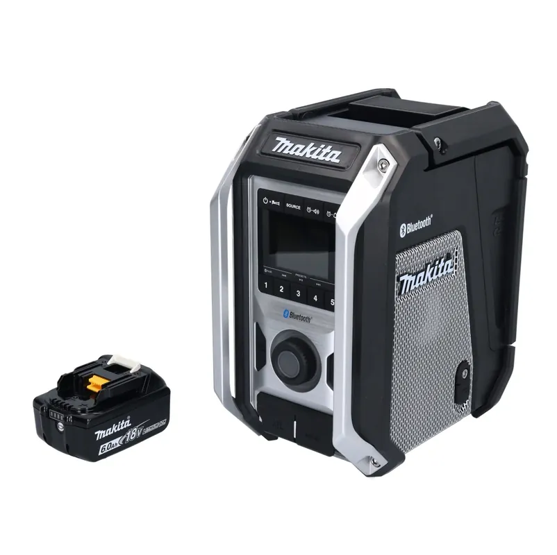Makita DMR 114 G1B Akku Radio 12 V - 18 V Bluetooth IP65 + 1x Akku 6,0 Ah - ohne Ladegerät Kracherpreis