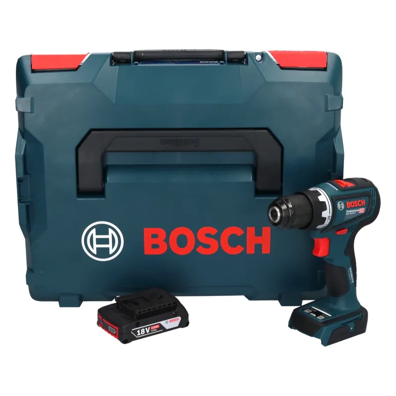 Bosch GSR 18V-90 C Professional Akku Bohrschrauber 18 V 64 Nm Brushless + 1x Akku 2,0 Ah + L-Boxx - ohne Ladegerät Top-Seller