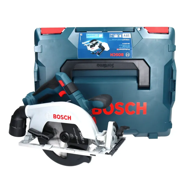 Bosch GKS 18V-57-2 Professional Akku Kreissäge 18 V 165 mm ( 06016C1201 ) Brushless + L-Boxx - ohne Akku, ohne Ladegerät Neuheit