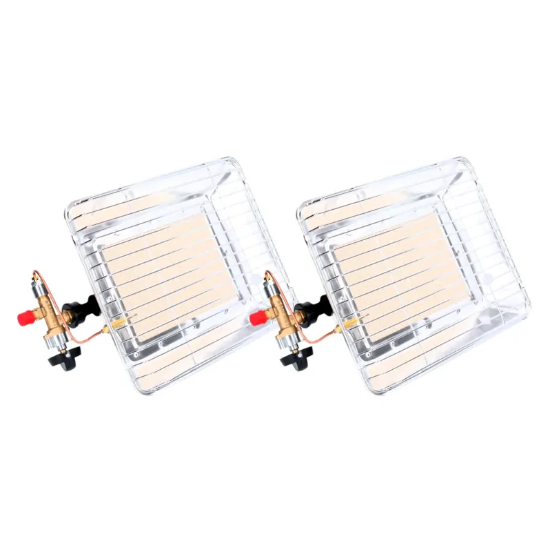 Rothenberger Industrial Gasheizstrahler Eco ohne Piezo Zündung 2 Stk. ( 2x 35984 ) für Propangasflaschen 5 / 11 kg Schneller Versand