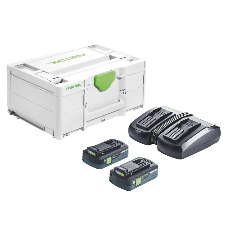 Festool Energie Set SYS 18V 2x4,0/TCL 6 DUO 18 V ( 577109 ) + 2x Akku 4,0 Ah + Ladegerät + Systainer Direkt Vom Hersteller