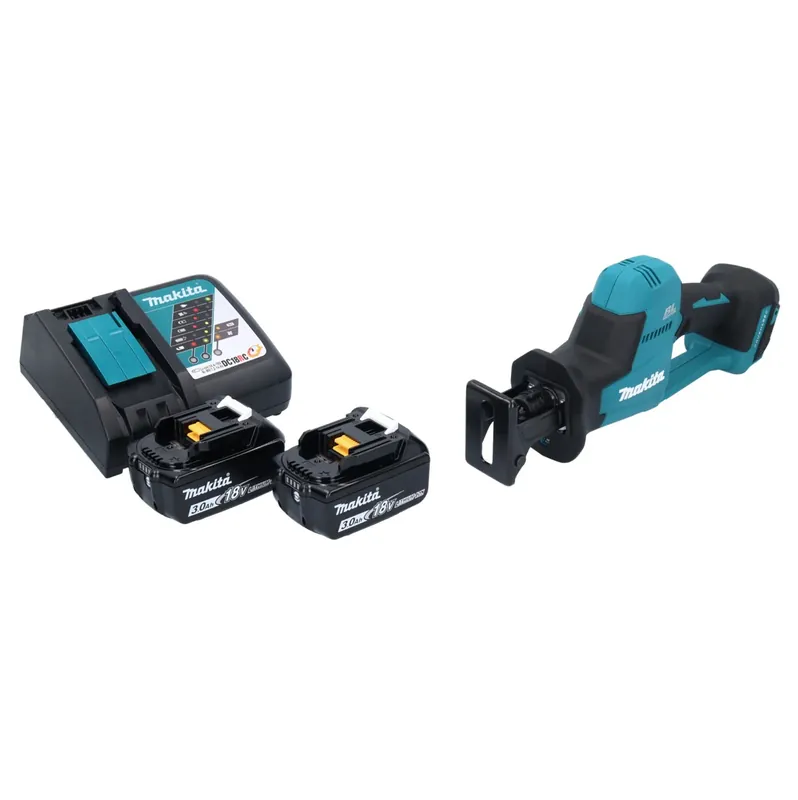 Makita DJR 189 RF Akku Reciprosäge Säbelsäge 18 V Brushless + 2x Akku 3,0 Ah + Ladegerät Super-Preis