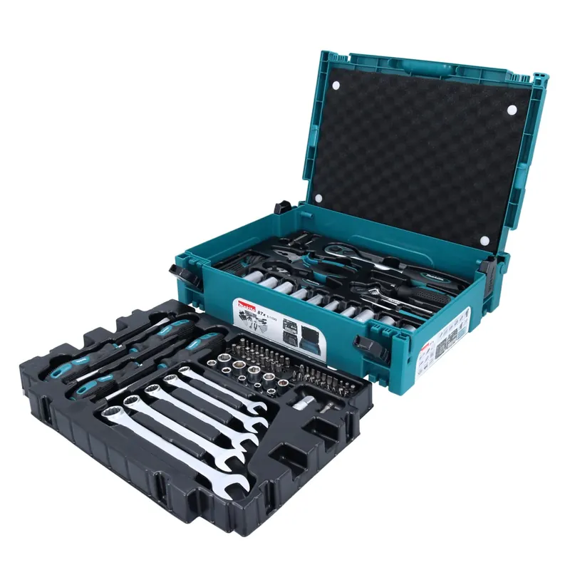Direkt Vom Hersteller Makita Handwerkzeug Set 87 tlg. ( E-11542 ) Schraubendreher / Ratsche / Zange / Schraubenschlüssel / Bits + Makpac