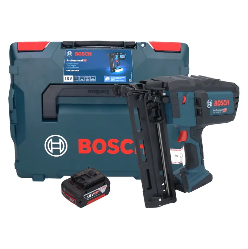 Bosch GNH 18V-64 M Professional Akku Nagler 18 V 64 mm + 1x Akku 5,0 Ah + L-BOXX - ohne Ladegerät Billig