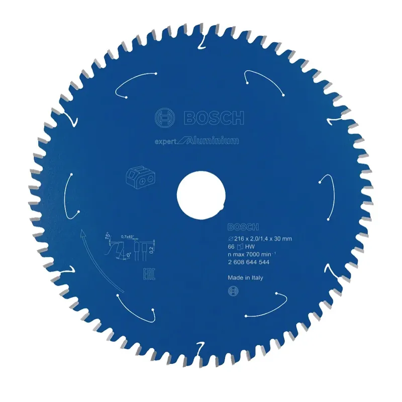 Expressversand Bosch Professional Expert for Aluminium Kreissägeblatt 216 x 30 x 2 mm 66 Zähne ( 2608644544 )