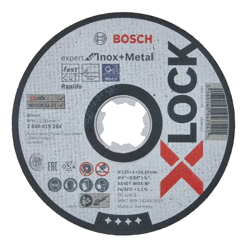 Bosch Expert for Inox & Metal Trennscheibe X-LOCK 125 x 22,23 mm ( 2608619264 ) Abverkauf