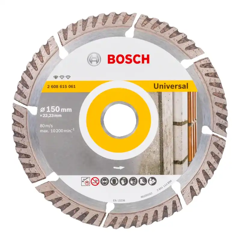Bosch Standard for Universal Diamanttrennscheibe 150 x 22,23 mm 10 Stk. ( 2608615062 ) Preisknaller