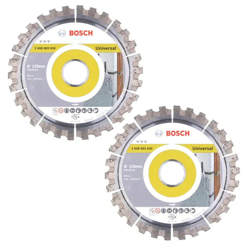 Top-Angebot Bosch Diamant Trennscheibe Set 2x Best for Universal 125 x 22,23 mm ( 2x 2608603630 )