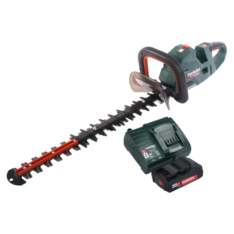 Garantierte Lieferung Metabo HS 18 LTX BL 55 Akku Heckenschere 18 V 50 cm Brushless + 1x Akku 2,0 Ah + Ladegerät