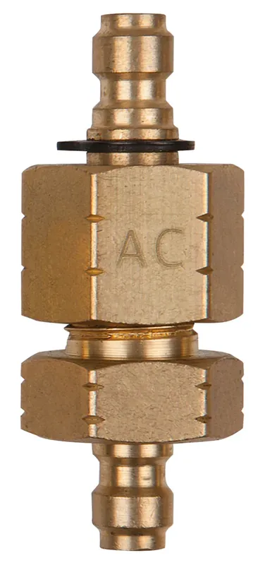 KS TOOLS Doppel-Adapterstück M14x1,25 Innen- und Außengewinde und 1/4" Schlauchanschluss ( 150.2653 ) Expressversand
