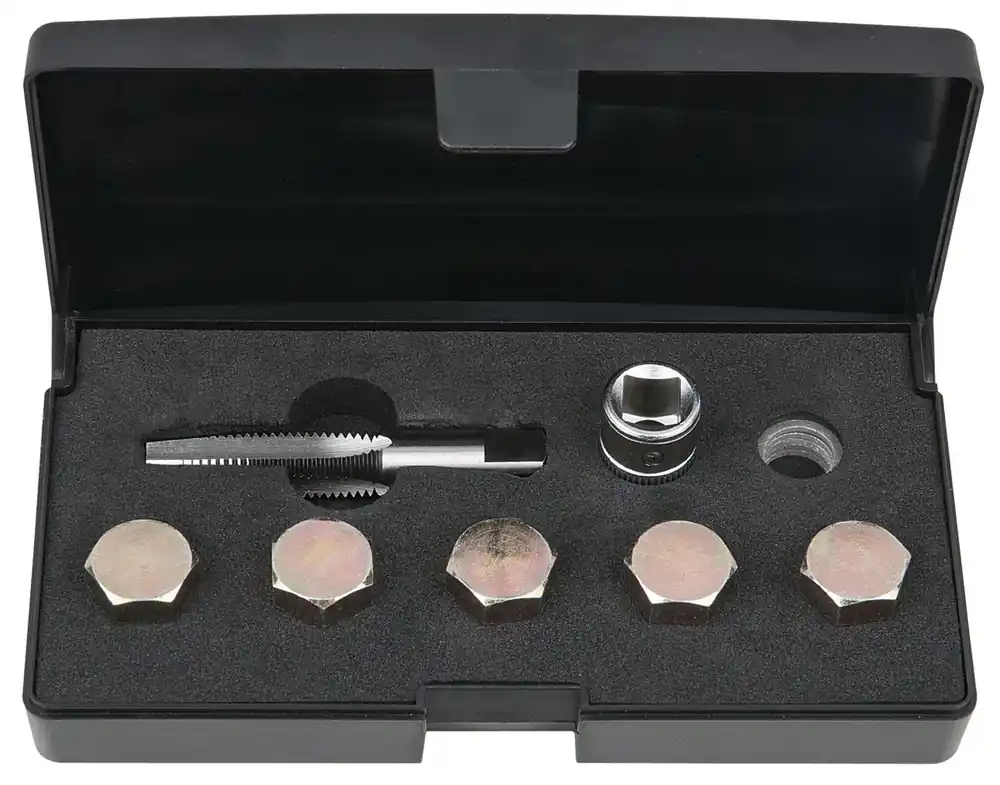 KS TOOLS Ölablassschrauben-Gewindereparatur-Satz, 12-tlg M12 x 1,5 ( 150.4915 ) Preis Gesenkt
