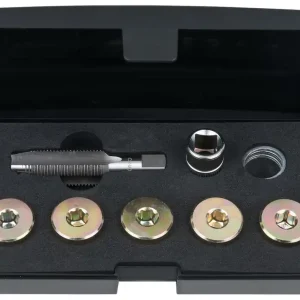 KS TOOLS Ölablassschrauben-Gewindereparatur-Satz, 12-tlg M17 x 1,5 ( 150.4930 ) Sichere Zahlung