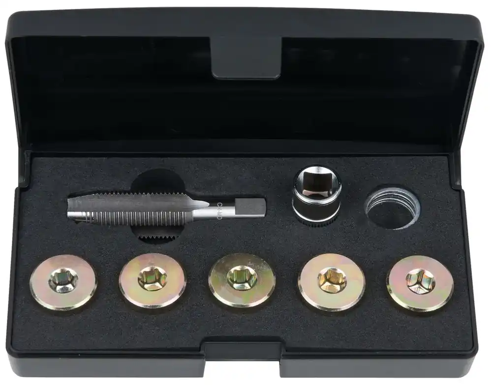 KS TOOLS Ölablassschrauben-Gewindereparatur-Satz, 12-tlg M17 x 1,5 ( 150.4930 ) Sichere Zahlung